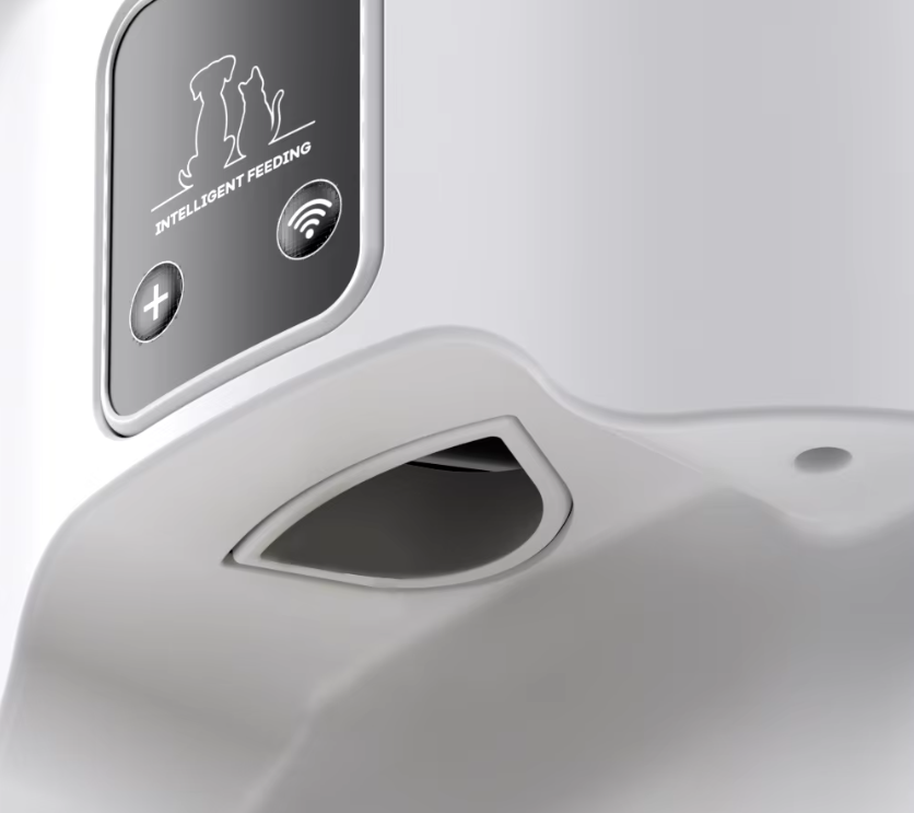 4L WIFI Automatic Cat Feeder Intelligent Cat and Dog Pet Feeder Smart Pet Cat Food Dispenser Pet Feeder(No 5V 1A Plug)