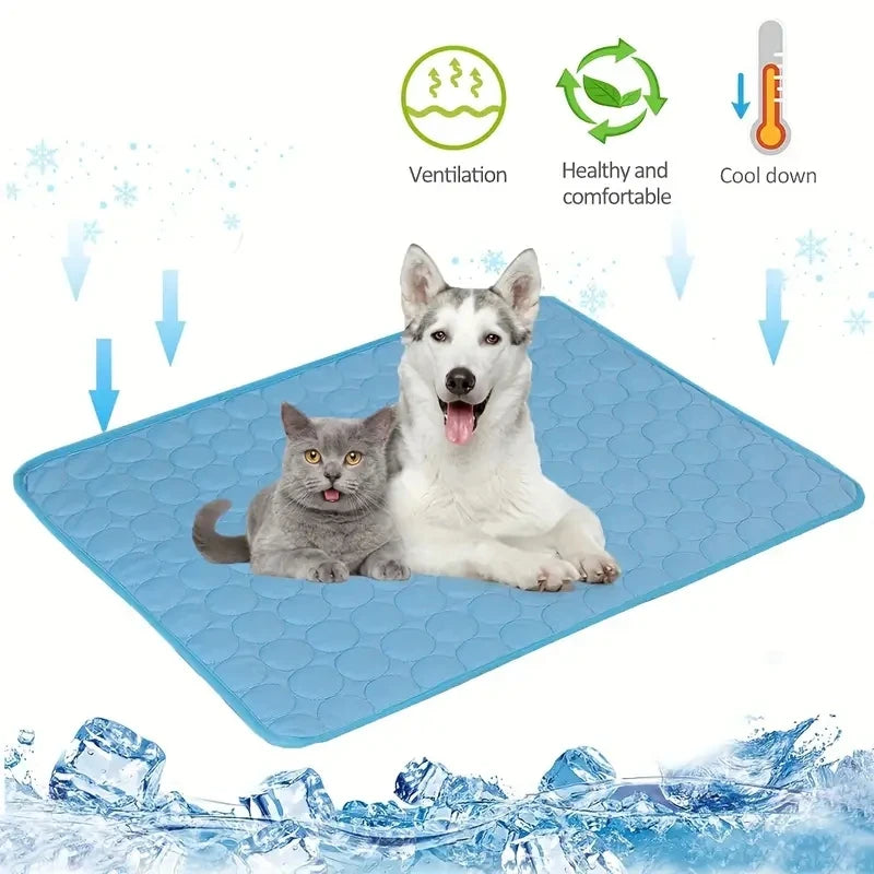 Pet Cooling Mat Hot weather Ice Pad Cooling Blanket