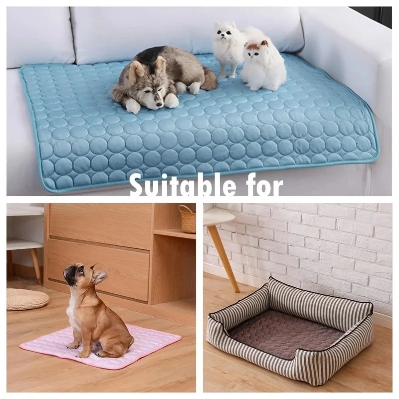 Pet Cooling Mat Hot weather Ice Pad Cooling Blanket