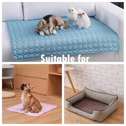 Pet Cooling Mat Hot weather Ice Pad Cooling Blanket