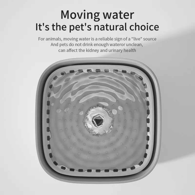 3L Cat Water Fountain Auto Recirculate Filtering Cat Portable Water Drinker  Cats Water Dispenser